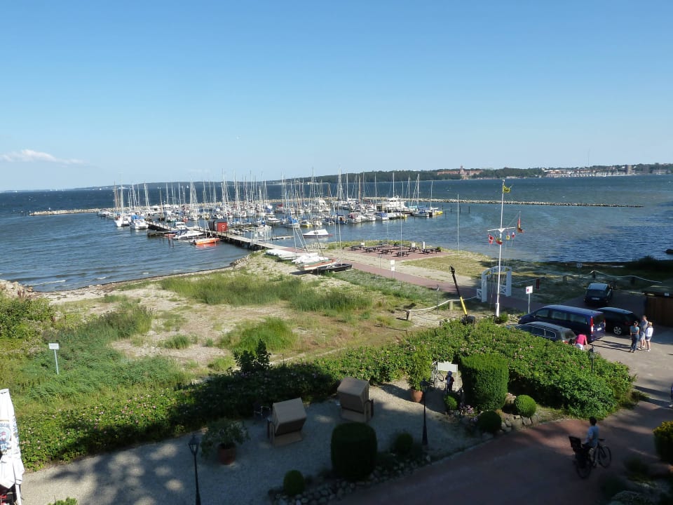 Blick vom Zimmer Hotel Wassersleben