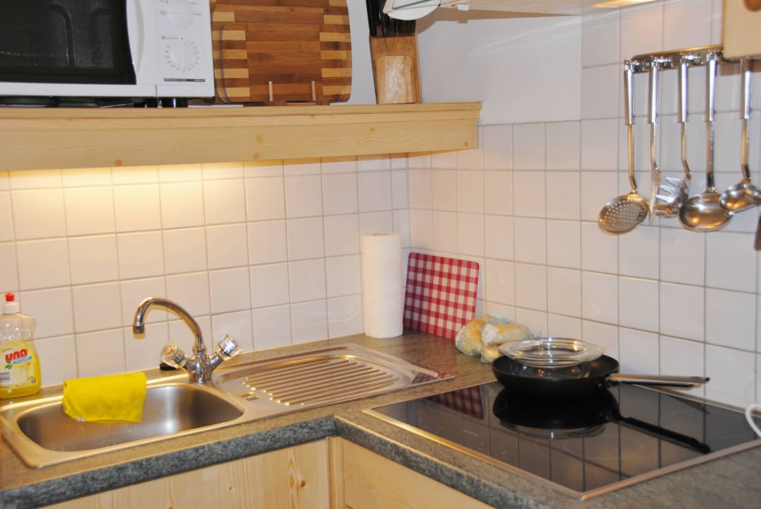 Keuken; klein maar inclusief vaatwasser Landhof Ellmau