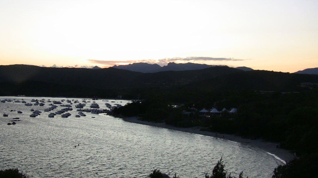 Blick auf die Bucht und den Strand Residence Marina di Santa Giulia