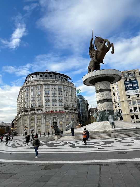 Außenansicht Skopje Marriott Hotel