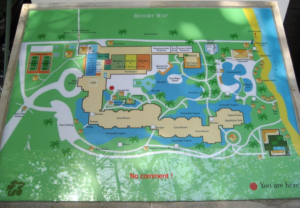 Hotelkarte The Laguna A Luxury Collection Resort & Spa