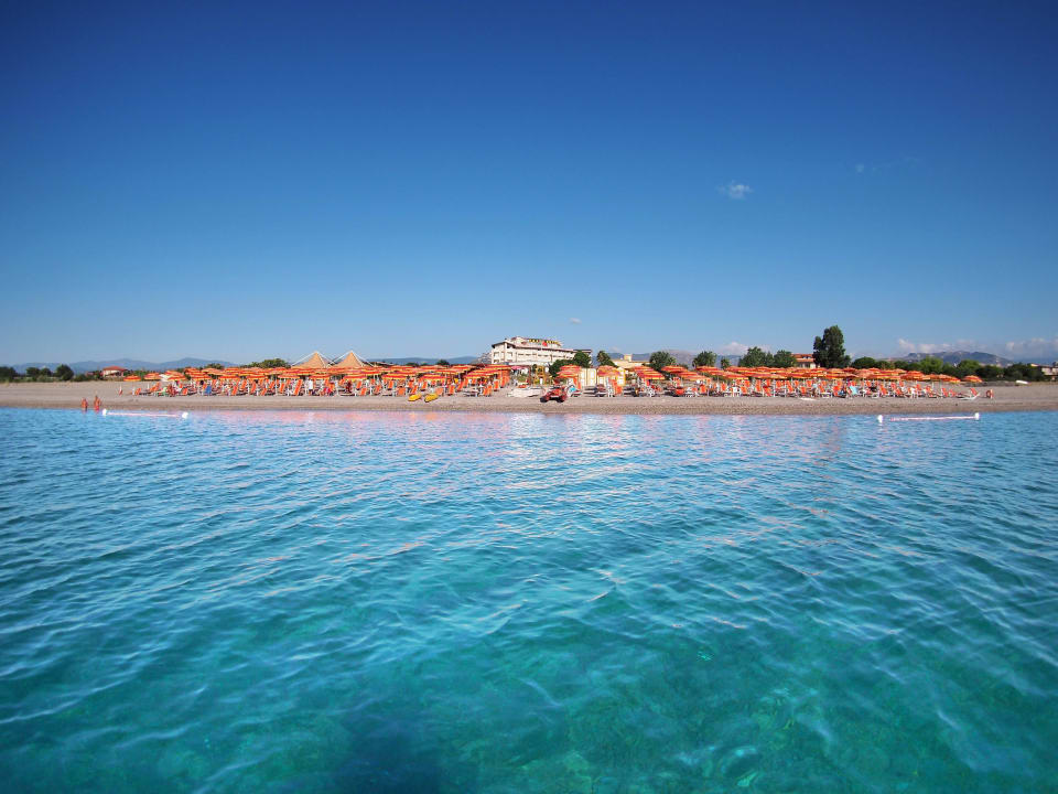 Panoramica spiaggia Grand Hotel President