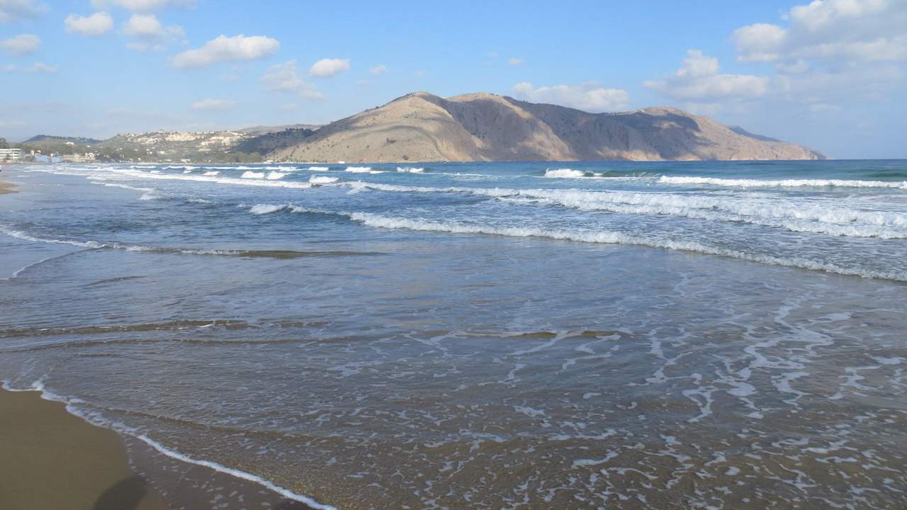 Strand ca. 9 km lang Hotel Corissia Princess