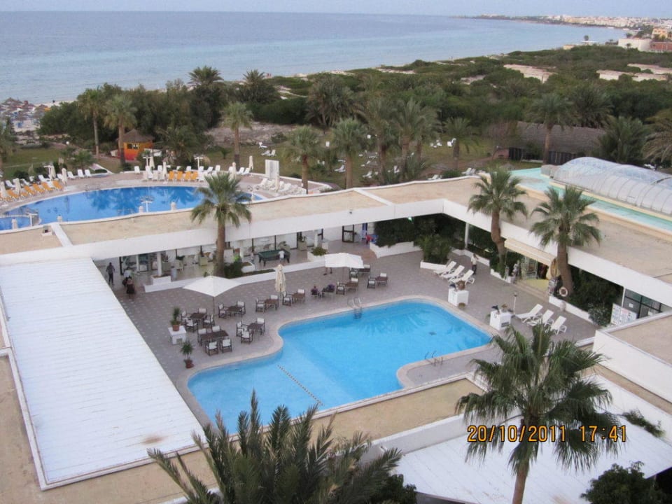Ausblick aus der 5. Etage Calimera One Resort Jockey