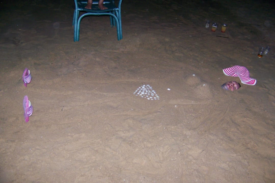 Hat man Langeweile, macht man Blödsinn BM Beach Resort