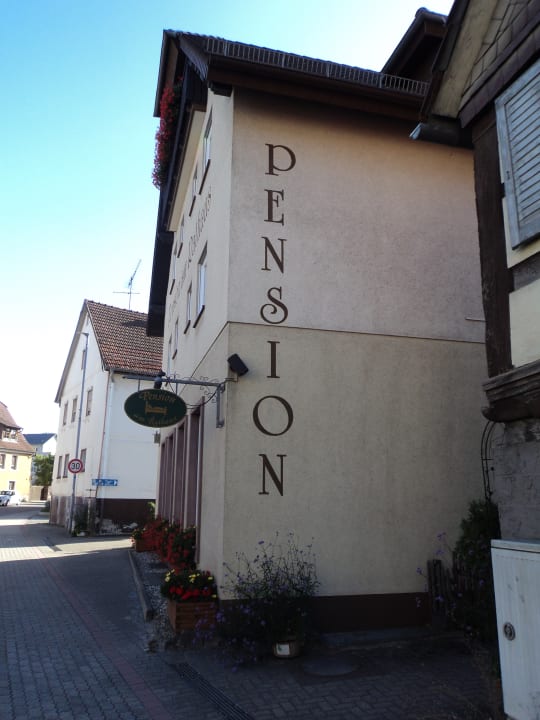 Außenansicht Pension am Rathaus