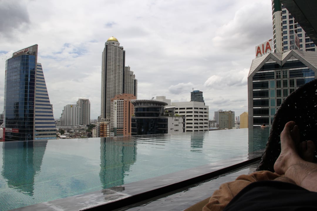 Blick zum Pool Eastin Grand Hotel Sathorn