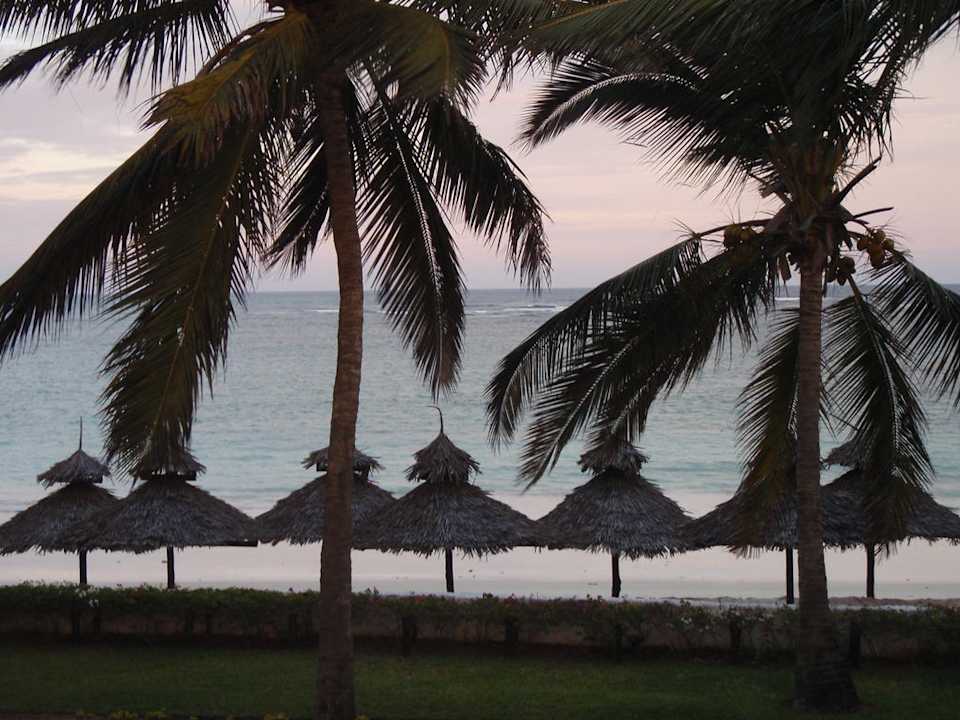 Sicht vom Hotel zum Strand Hotel Southern Palms Beach Resort