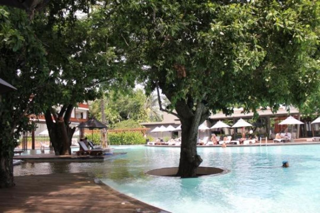 Große Bäume spenden verläßlich Schatten Veranda Resort & Villas Hua Hin Cha Am