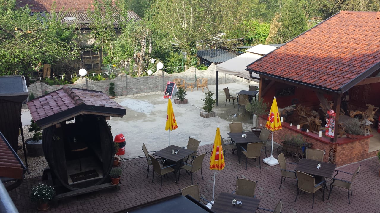 Terrasse Gästehaus Parkblick