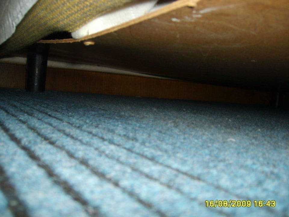 wurde glaub ich nie gesaugt! Hotel Marco Polo