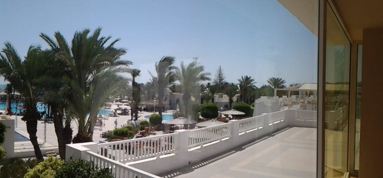 Von der oberen Terrasse Hotel El Mouradi Djerba Menzel