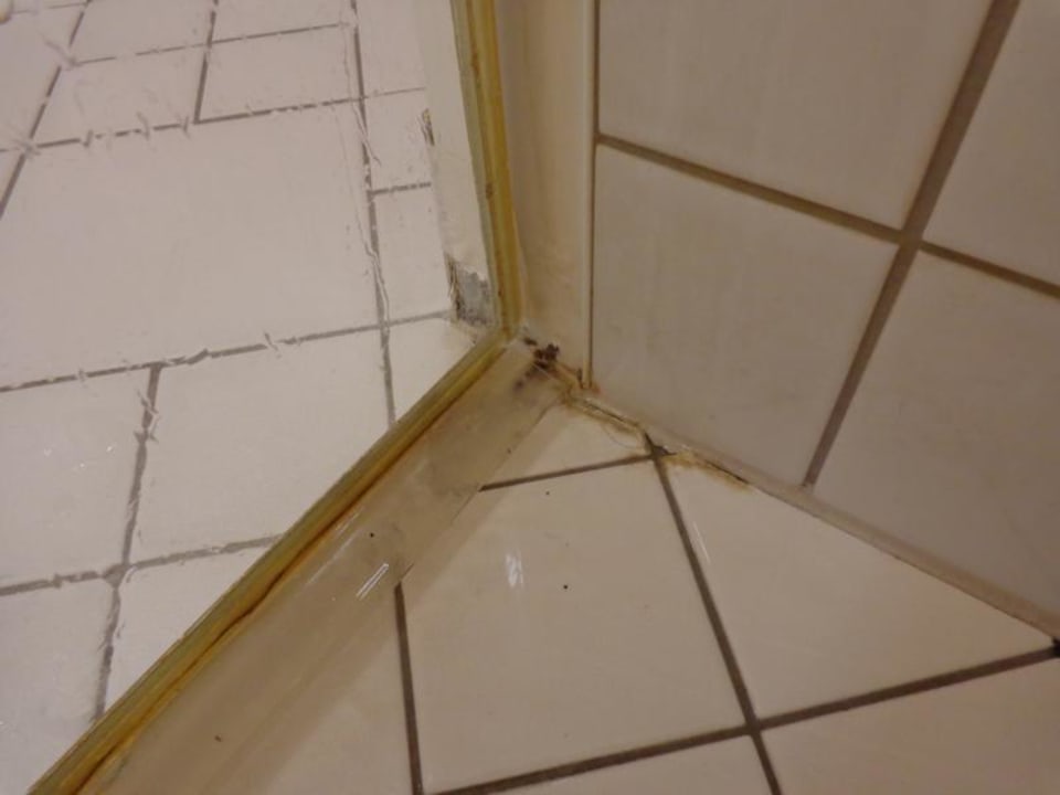 Rostige Duschabtrennung NYX Hotel Erfurt