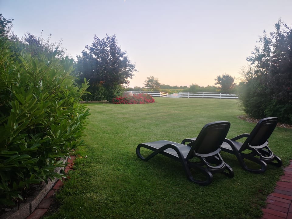 Gartenanlage Ferienhäuser Bauernhof Haltermann Landurlaub mit Stil