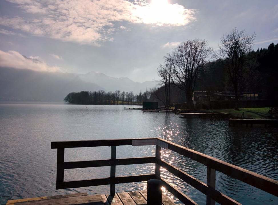 Blick vom Hotel nach Süden Hotel Stadler am Attersee
