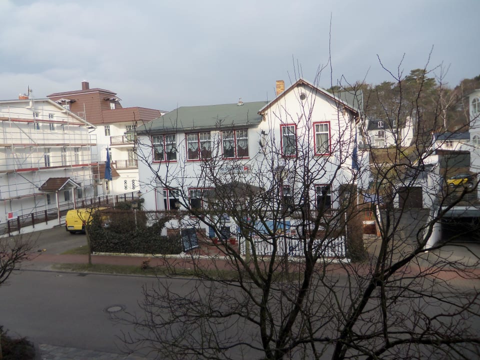Aus dem 1.Stock Hotel Binz Feriendomizil