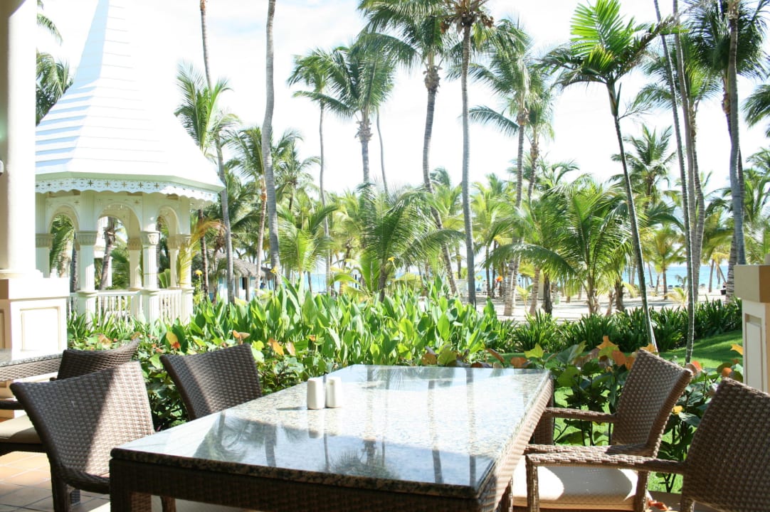 Hauptrestaurant Außenbereich Hotel Riu Bambu