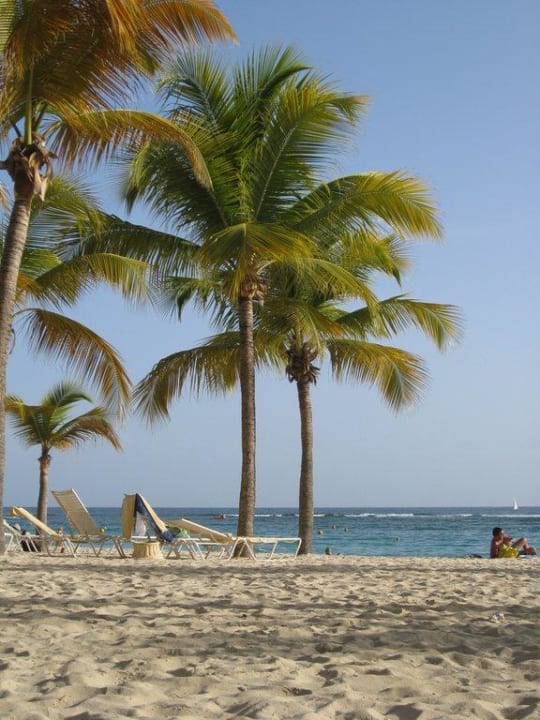 Der Strand von Sainte-Anne Hotel Auberge Le Grand Large