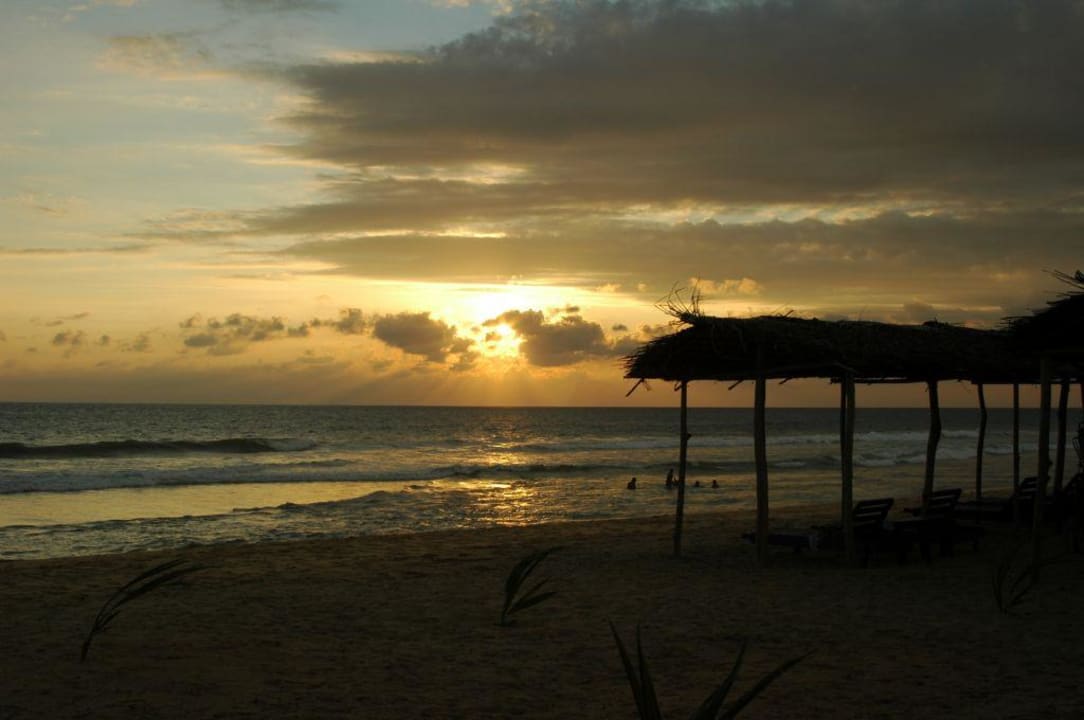 Sonnenuntergang am Palm Beach Palm Beach Guesthouse