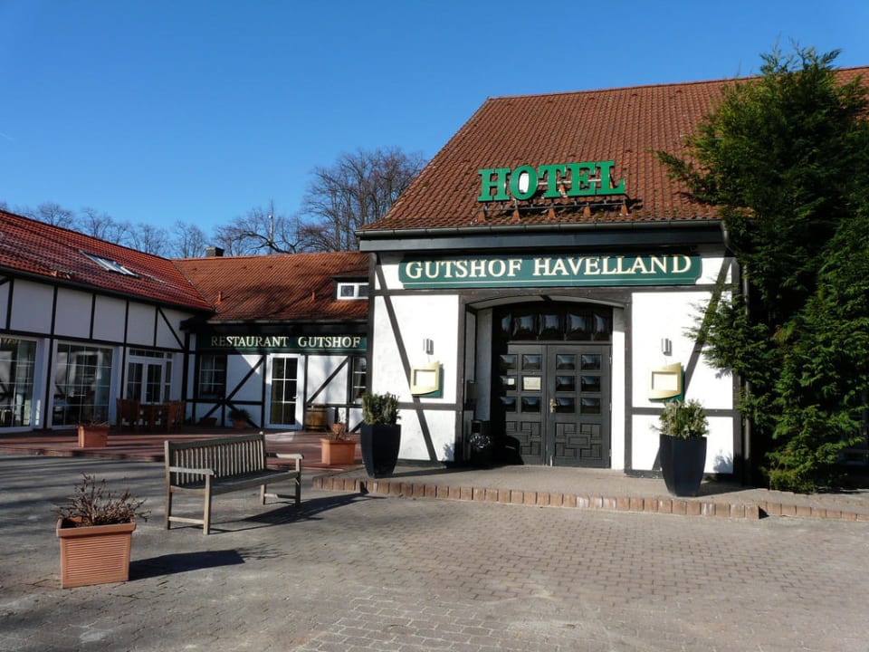Eingang Hotel Hotel Gutshof Havelland