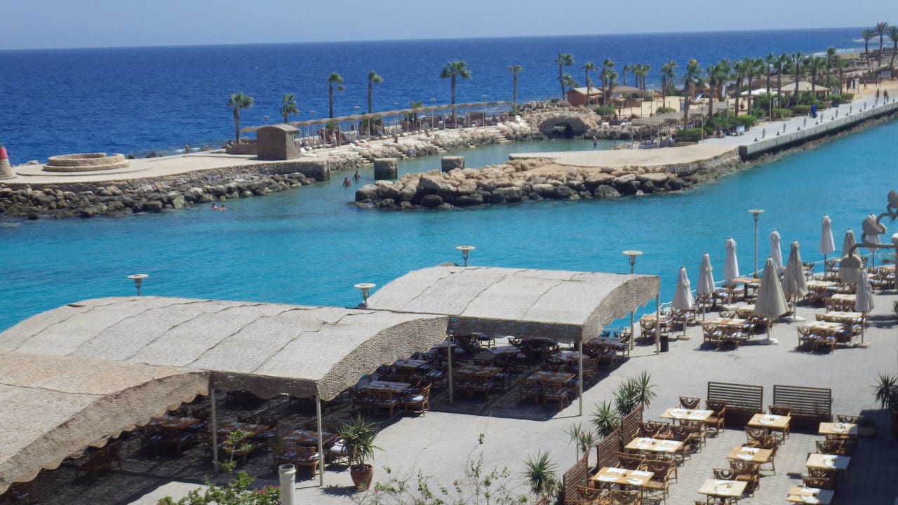 Rechte Lagune & Hafeneinfahrt Pickalbatros Citadel Resort