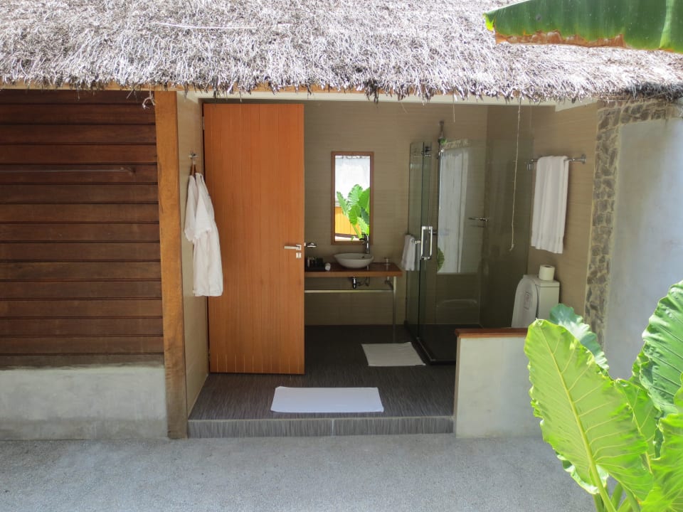 Offenes Badezimmer  Kuramathi Maldives