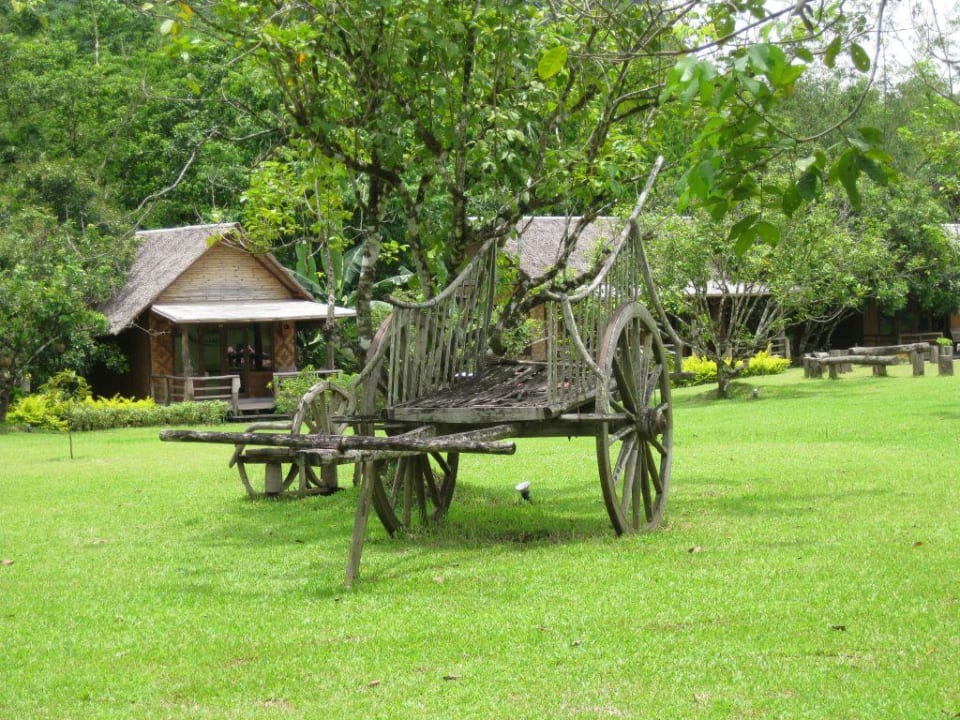 Gartenanlage des Resorts Hotel The Cliff & River Jungle Resort