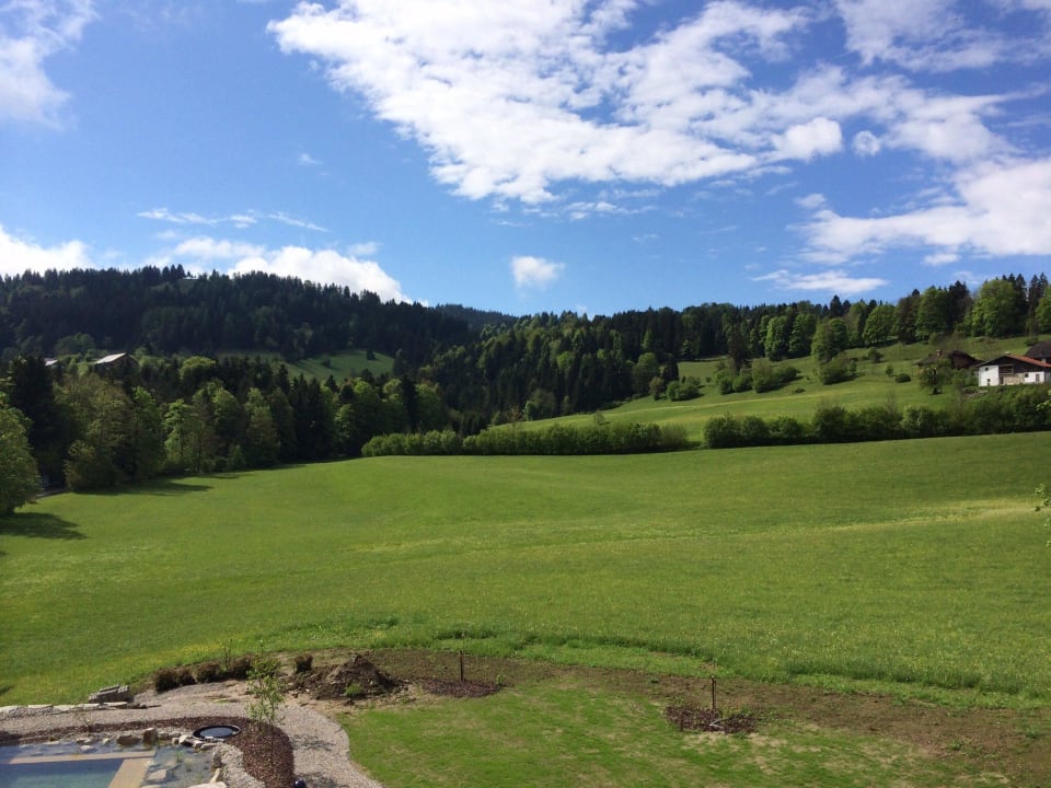 Blick vom Balkon der Suite BioVitalHotel Sommerau