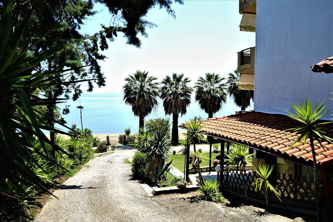 Außenansicht Pension Karvounoskala