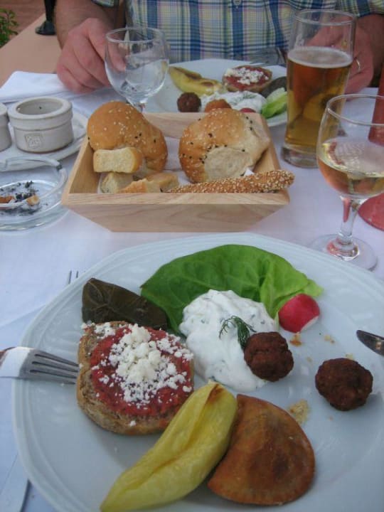 Vorspeise in der Taverne Anissa Beach & Village