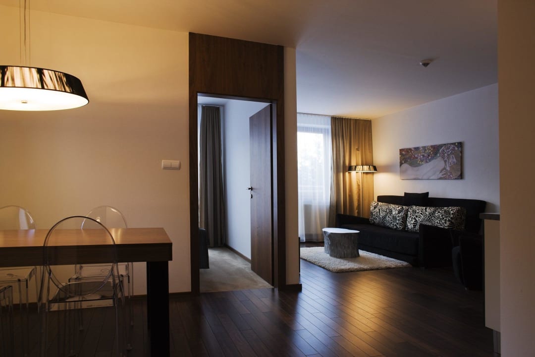 One bedroom apartment Deluxe - living room Hotel FIS Jasna