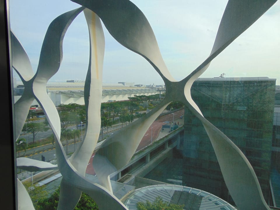 Ausblick Hotel Crowne Plaza Changi Airport