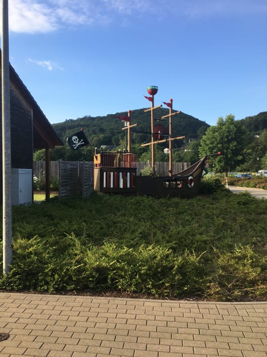 Außenansicht Ferienhäuser AquaMagis Plettenberg Resort