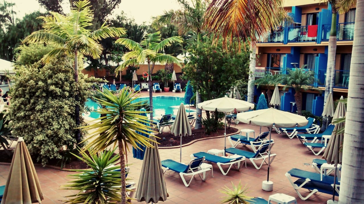 Aussucht aus unserem Appartement in der ersten Eta BLUESEA Jandia Luz