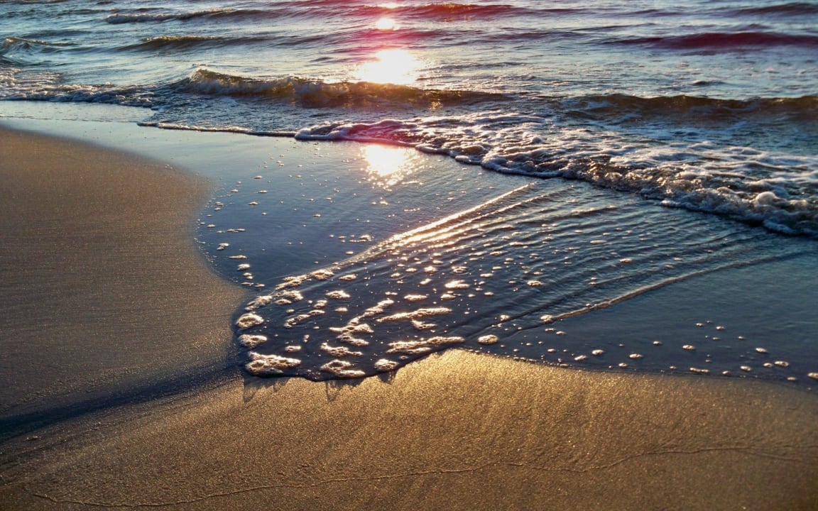 Goldene Stunde am Senatorstrand Hotel Senator