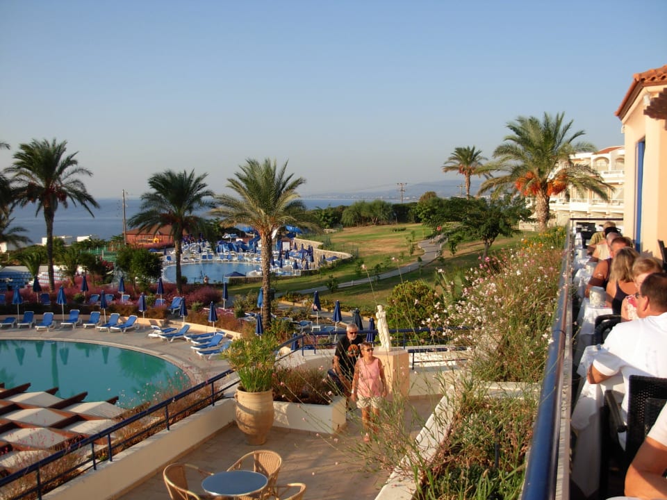 Poolblick /Frühstück Rodos Princess Beach Hotel & Spa