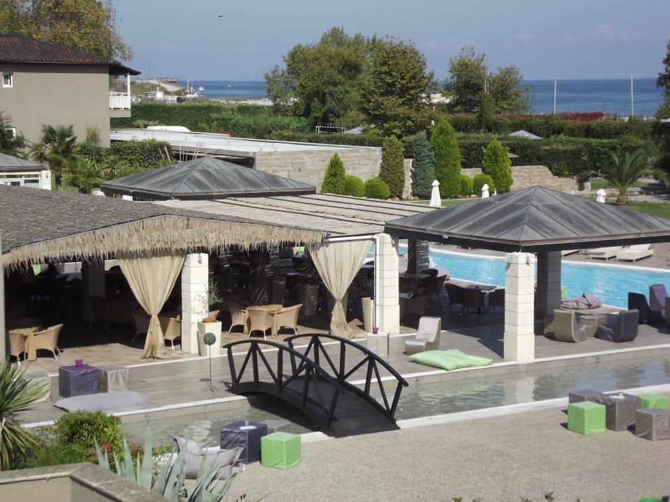 Blick vom Balkon Hotel Dion Palace Resort and Spa