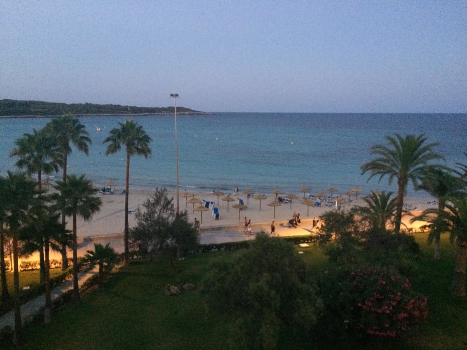 Am Abend aus dem Zimmer Hipotels Mediterraneo