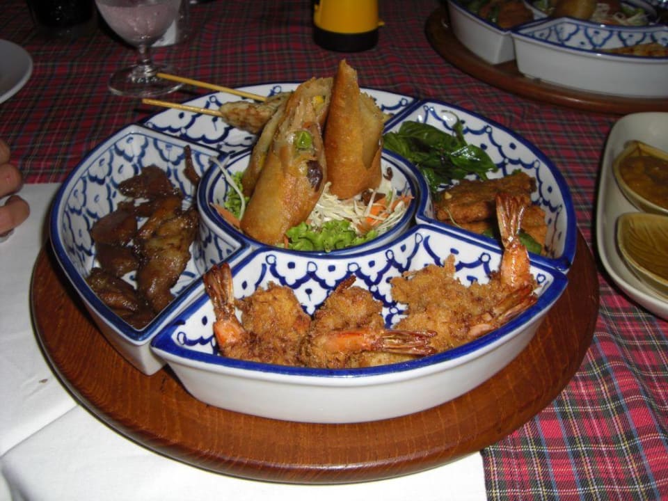 Vorspeisenteller im Panviman Panviman Resort Koh Phangan