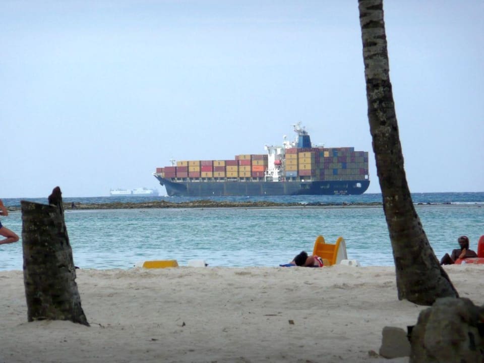 Containerschiff BelleVue Dominican Bay