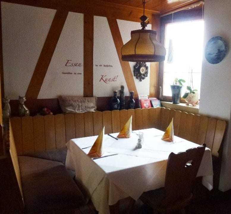 Restaurant  Ecktisch Hotel Gasthof Hirschen
