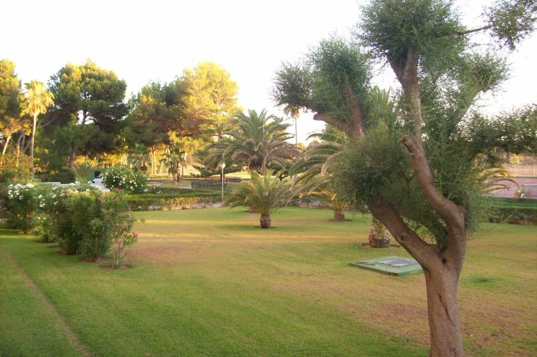 Ausblick vom Balkon Hotel Exagon Park