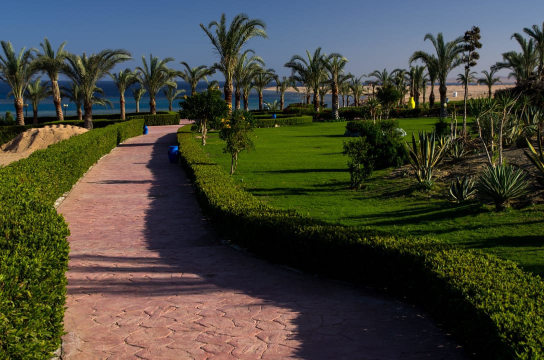 Weg in Gartenanlage Fantazia Resort Marsa Alam