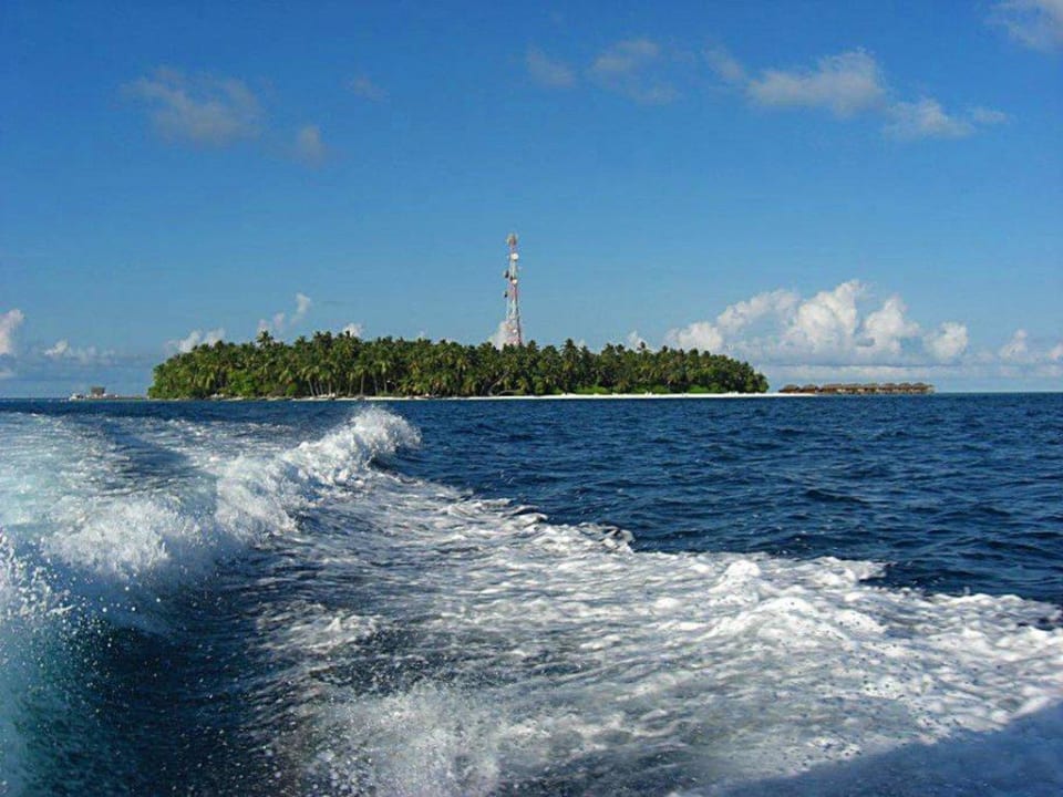Abschied von der Insel Fihalhohi Maldives