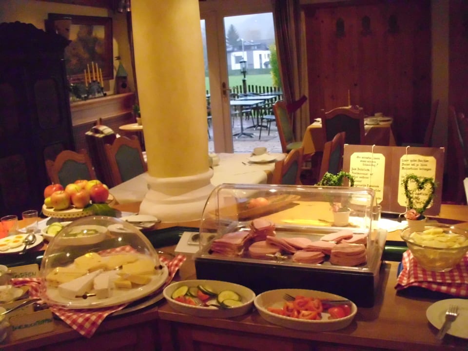 Das Frühstücksbuffet Hotel Garni Sonnleitn