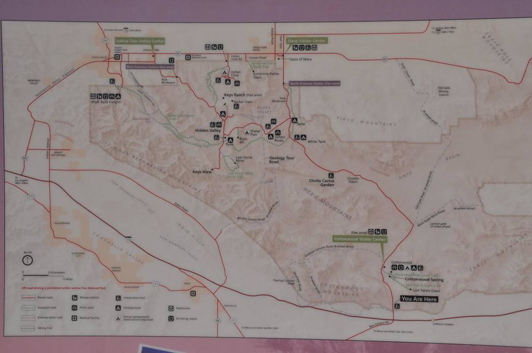 Karte Joshua Tree Nationalpark Hotel Fairfield Inn & Suites by Marriott Twentynine Palms