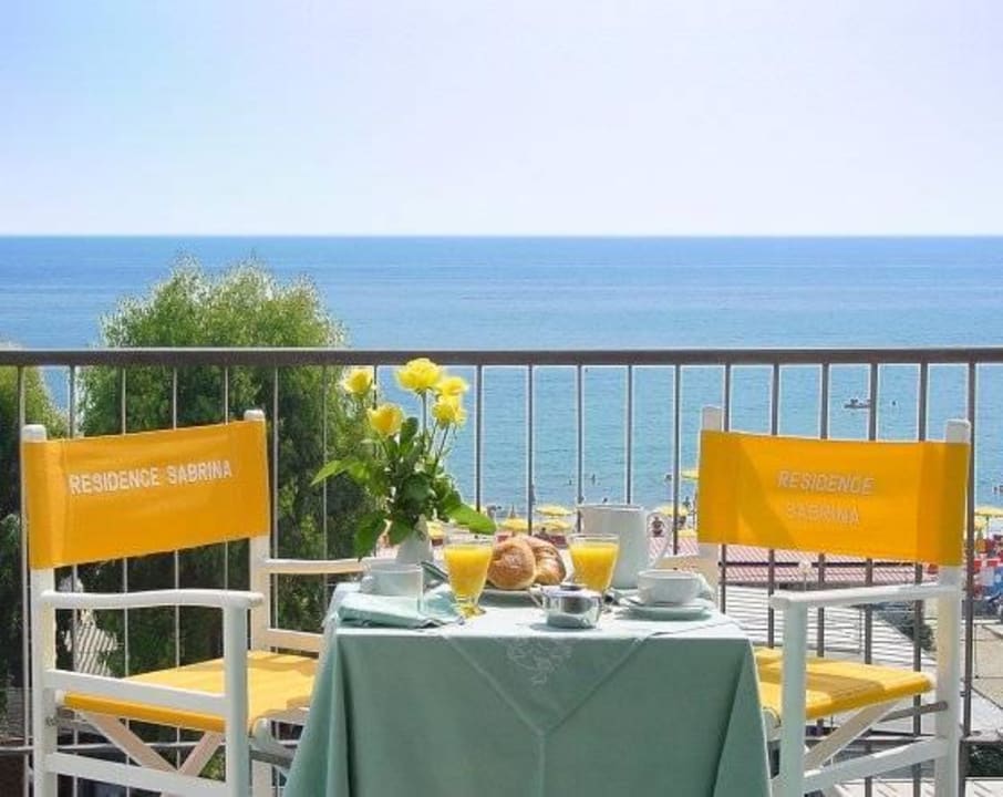 Balcone vista mare attrezzato Residence Sabrina