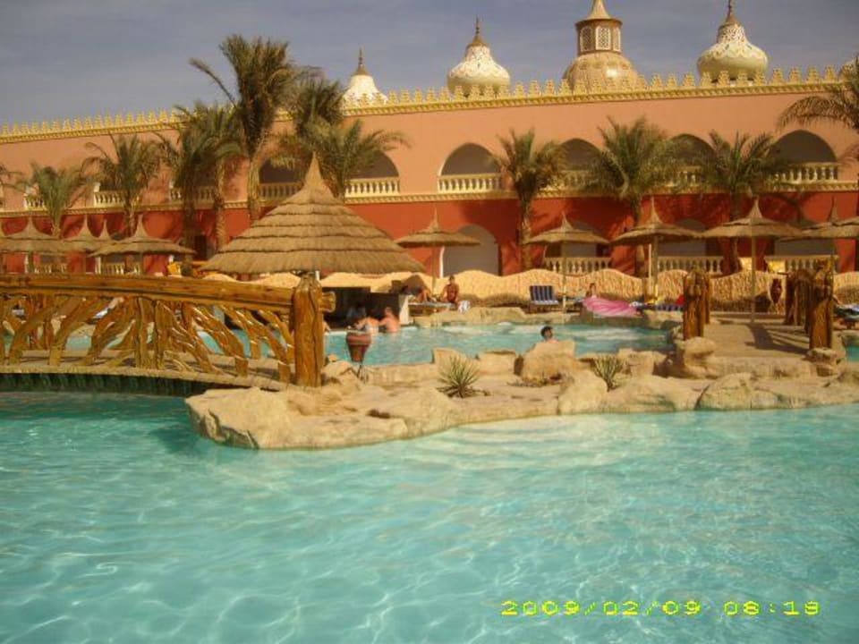 Großer Pool Pickalbatros Alf Leila Wa Leila Resort - Neverland Hurghada