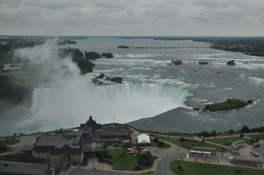Blick aus dem Fenster/28. Etage Embassy Suites Hotel Niagara Falls / Fallsview