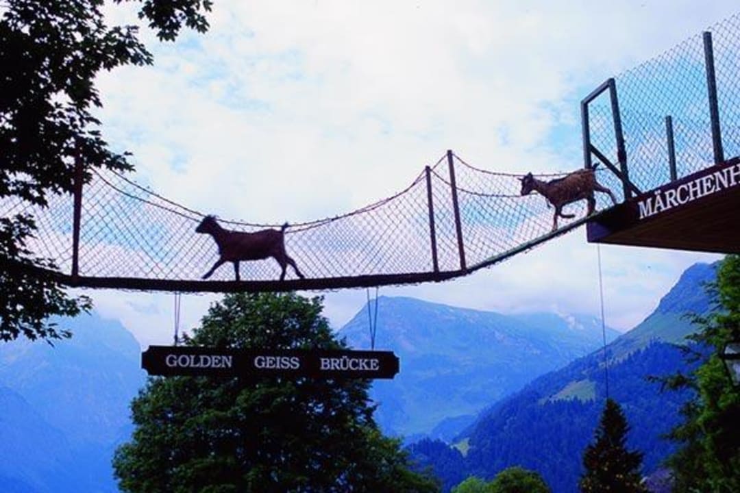 Golden Geiss Bridge im Märchenhotel Bellevue Märchenhotel Braunwald